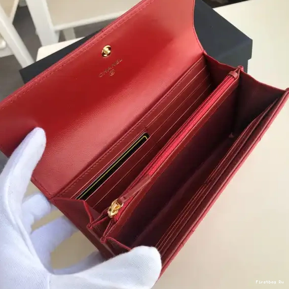 First Bag Ru CHANEL WALLET 19 LONG FLAP 0627